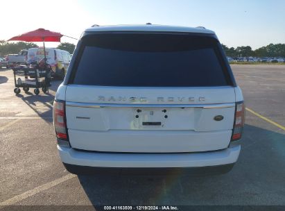 Lot #3054262424 2014 LAND ROVER RANGE ROVER 5.0L V8 SUPERCHARGED/5.0L V8 SUPERCHARGED EBONY EDITION