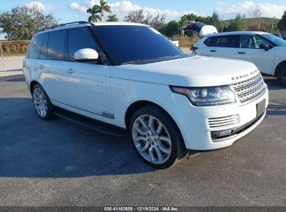 Lot #3054262424 2014 LAND ROVER RANGE ROVER 5.0L V8 SUPERCHARGED/5.0L V8 SUPERCHARGED EBONY EDITION