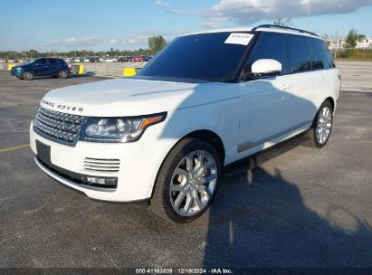 Lot #3054262424 2014 LAND ROVER RANGE ROVER 5.0L V8 SUPERCHARGED/5.0L V8 SUPERCHARGED EBONY EDITION