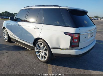 Lot #3054262424 2014 LAND ROVER RANGE ROVER 5.0L V8 SUPERCHARGED/5.0L V8 SUPERCHARGED EBONY EDITION