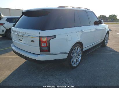 Lot #3054262424 2014 LAND ROVER RANGE ROVER 5.0L V8 SUPERCHARGED/5.0L V8 SUPERCHARGED EBONY EDITION