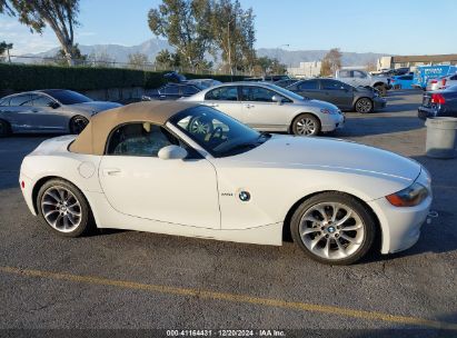 Lot #3046372639 2004 BMW Z4 2.5I