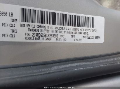 Lot #3046374824 2012 DODGE GRAND CARAVAN SXT