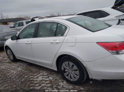 Lot #3051090982 2008 HONDA ACCORD 2.4 LX