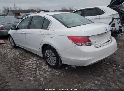 Lot #3051090982 2008 HONDA ACCORD 2.4 LX