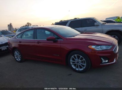 Lot #3050072391 2019 FORD FUSION HYBRID SE