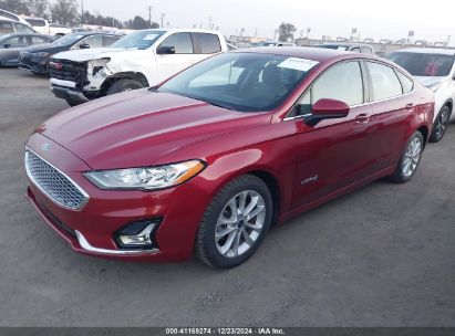 Lot #3050072391 2019 FORD FUSION HYBRID SE