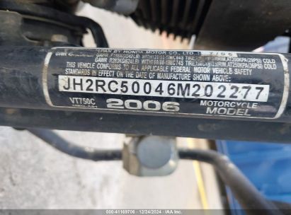 Lot #3050082078 2006 HONDA VT750 C