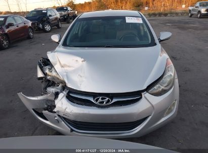 Lot #3053050937 2012 HYUNDAI ELANTRA GLS