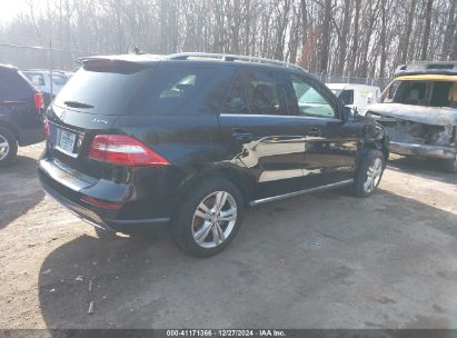 Lot #3051090919 2014 MERCEDES-BENZ ML 350 4MATIC