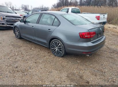 Lot #3034048012 2015 VOLKSWAGEN JETTA 1.8T SPORT