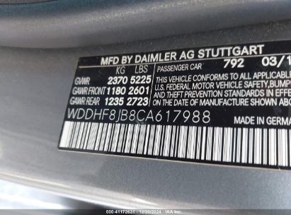 Lot #3046374620 2012 MERCEDES-BENZ E 350 4MATIC