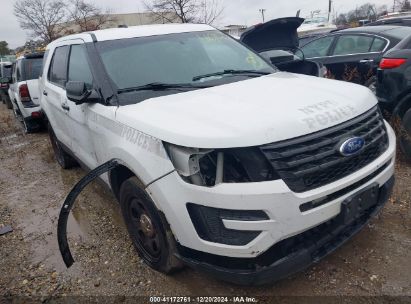 Lot #3051090875 2018 FORD POLICE INTERCEPTOR UTILITY