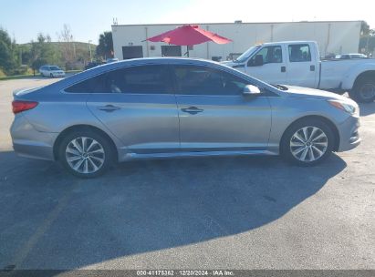 Lot #3034047806 2015 HYUNDAI SONATA SPORT