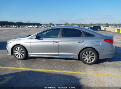 Lot #3034047806 2015 HYUNDAI SONATA SPORT