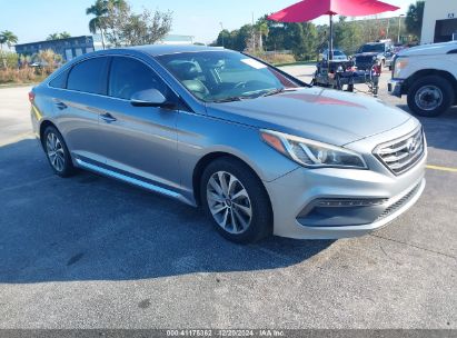 Lot #3034047806 2015 HYUNDAI SONATA SPORT