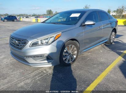 Lot #3034047806 2015 HYUNDAI SONATA SPORT