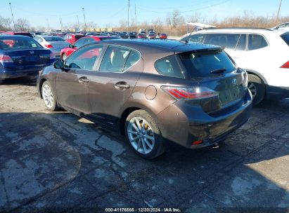 Lot #3051091314 2012 LEXUS CT 200H