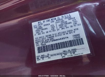 Lot #3034047783 1998 FORD F-150 STANDARD/XL/XLT