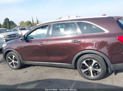 Lot #3035090602 2016 KIA SORENTO 3.3L EX