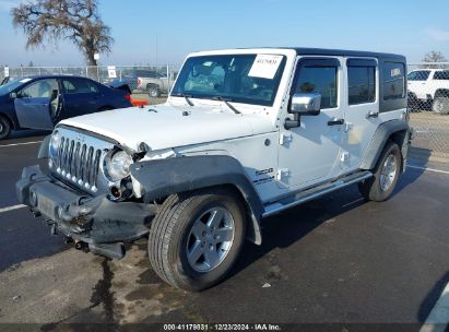 Lot #3053067546 2014 JEEP WRANGLER UNLIMITED SPORT