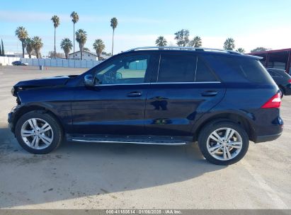 Lot #3053067528 2015 MERCEDES-BENZ ML 250 BLUETEC 4MATIC