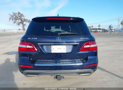 Lot #3053067528 2015 MERCEDES-BENZ ML 250 BLUETEC 4MATIC