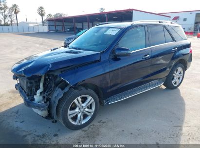 Lot #3053067528 2015 MERCEDES-BENZ ML 250 BLUETEC 4MATIC