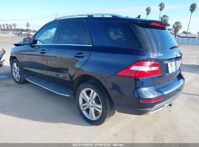 Lot #3053067528 2015 MERCEDES-BENZ ML 250 BLUETEC 4MATIC