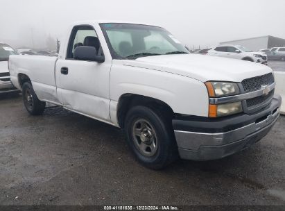 Lot #3048458754 2004 CHEVROLET SILVERADO 1500 WORK TRUCK