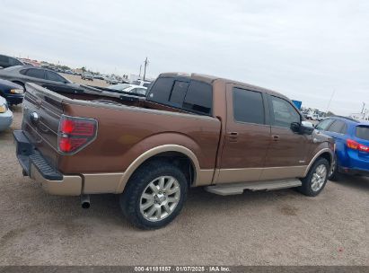 Lot #3050086052 2011 FORD F-150 KING RANCH