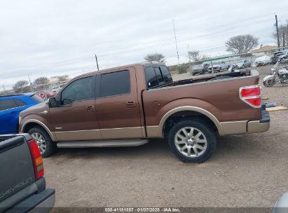 Lot #3050086052 2011 FORD F-150 KING RANCH