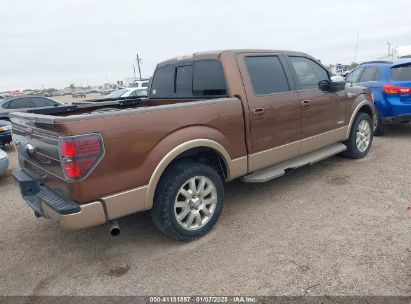 Lot #3050086052 2011 FORD F-150 KING RANCH