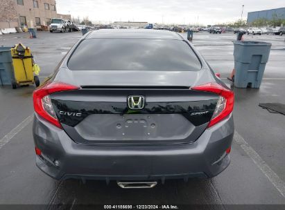 Lot #3039397276 2020 HONDA CIVIC SPORT