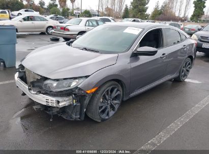 Lot #3039397276 2020 HONDA CIVIC SPORT