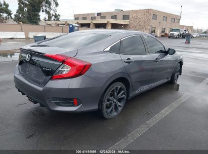 Lot #3039397276 2020 HONDA CIVIC SPORT