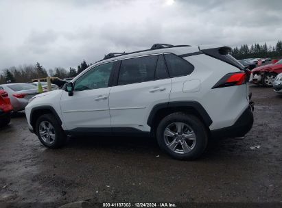 Lot #3056476611 2022 TOYOTA RAV4 HYBRID LE