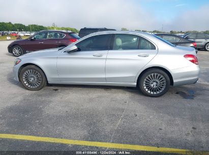 Lot #3050076367 2015 MERCEDES-BENZ C 300 4MATIC/LUXURY 4MATIC/SPORT 4MATIC