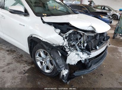 Lot #3056476533 2015 TOYOTA HIGHLANDER HYBRID LIMITED PLATINUM V6