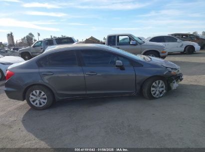 Lot #3056476499 2012 HONDA CIVIC SDN LX