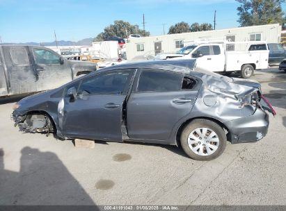 Lot #3056476499 2012 HONDA CIVIC SDN LX