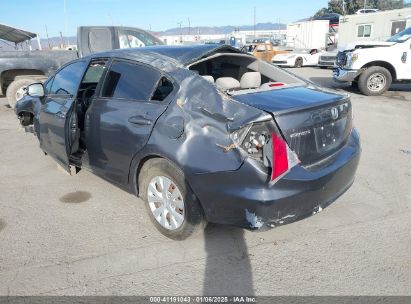 Lot #3056476499 2012 HONDA CIVIC SDN LX