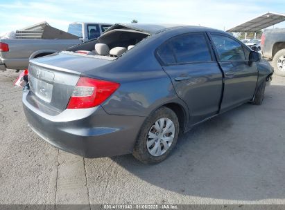 Lot #3056476499 2012 HONDA CIVIC SDN LX