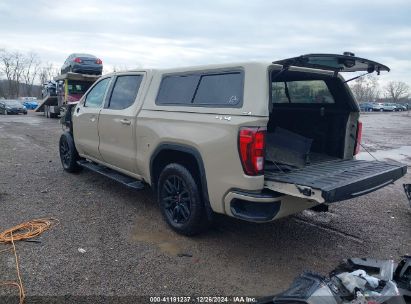 Lot #3051080528 2022 GMC SIERRA 1500 4WD  SHORT BOX ELEVATION WITH 3SB