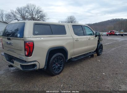 Lot #3051080528 2022 GMC SIERRA 1500 4WD  SHORT BOX ELEVATION WITH 3SB