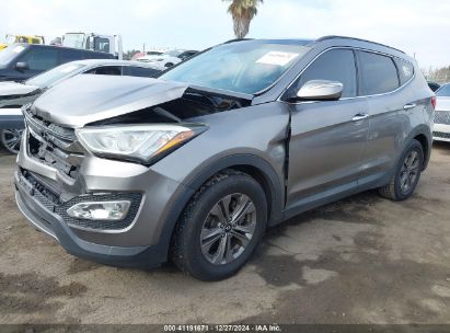 Lot #3050072319 2014 HYUNDAI SANTA FE SPORT 2.4L