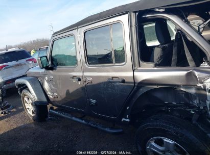 Lot #3056064843 2019 JEEP WRANGLER UNLIMITED SPORT S 4X4