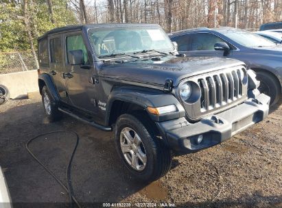 Lot #3056064843 2019 JEEP WRANGLER UNLIMITED SPORT S 4X4