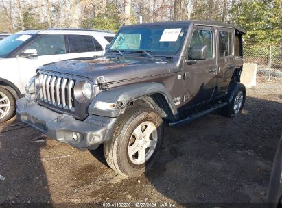 Lot #3056064843 2019 JEEP WRANGLER UNLIMITED SPORT S 4X4