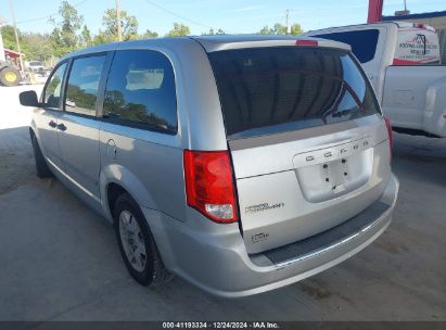 Lot #3042563339 2012 DODGE GRAND CARAVAN SE/AVP